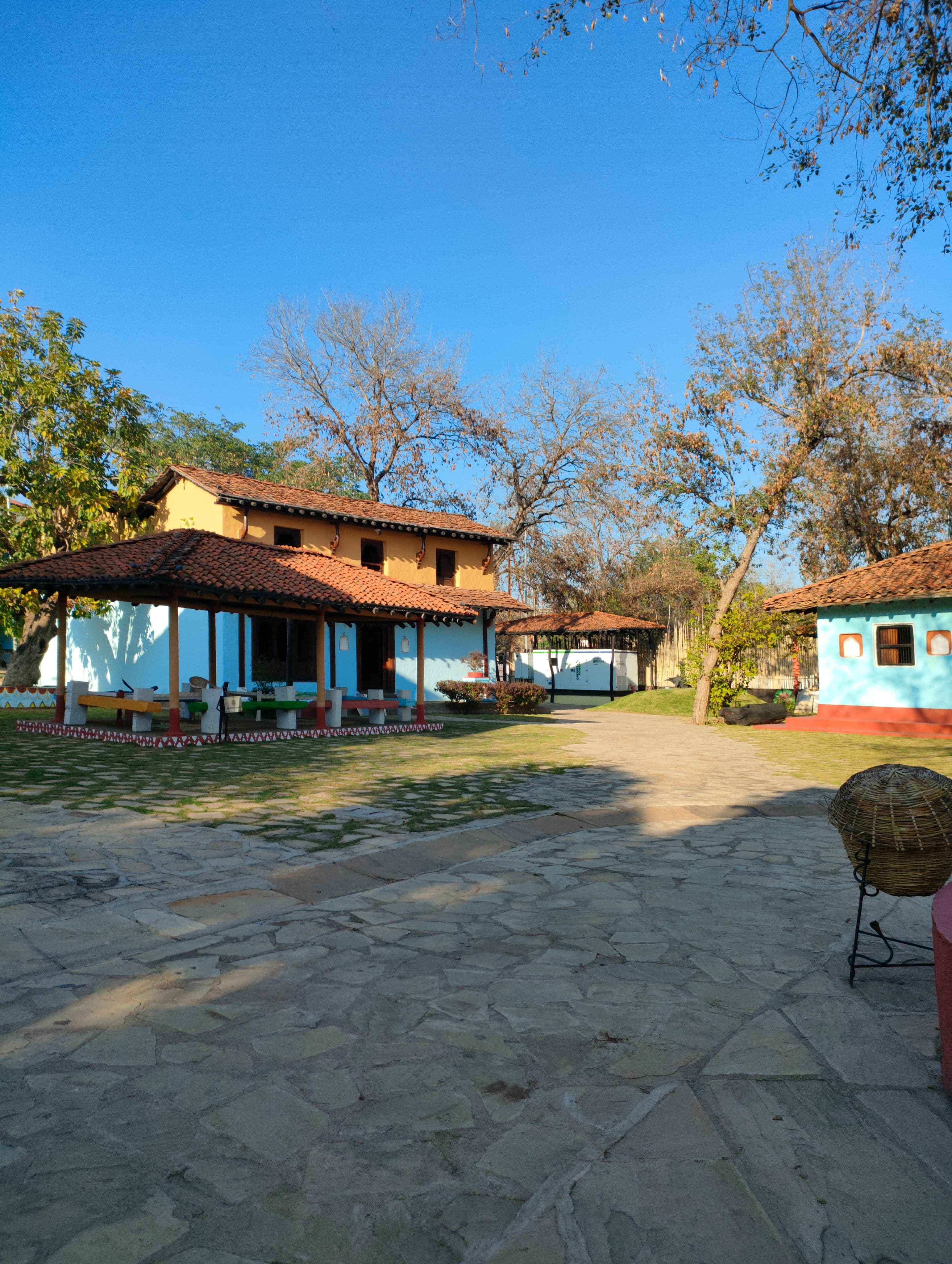 Luxury jungle lodge in India