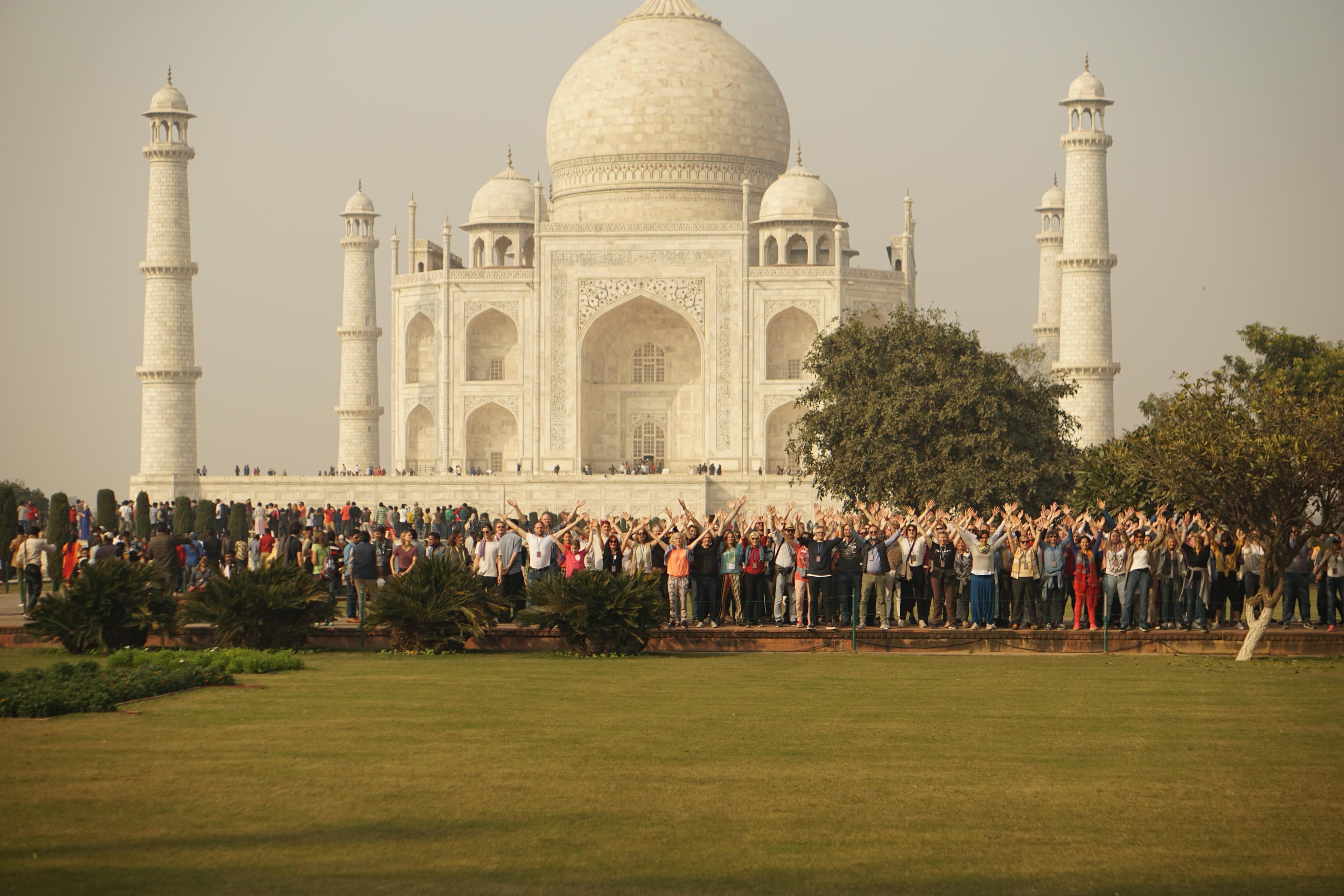 Guests experiencing a journey through India