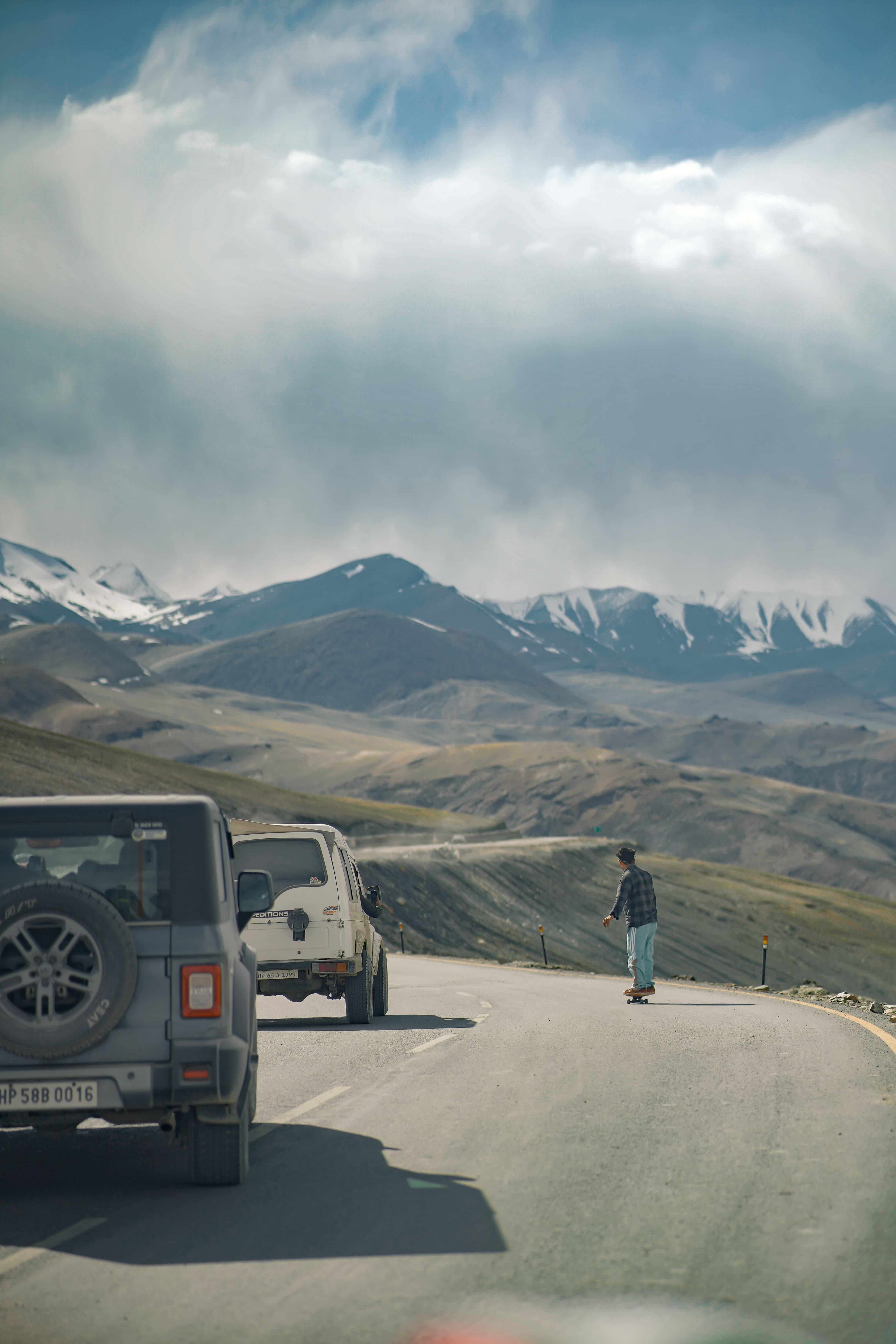 Dramatic Himalayan landscape in India